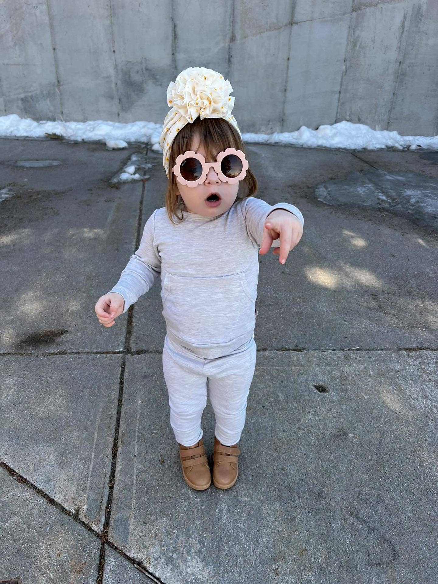 Ali+Oli - Sunglasses for Kids Flower (Pink)