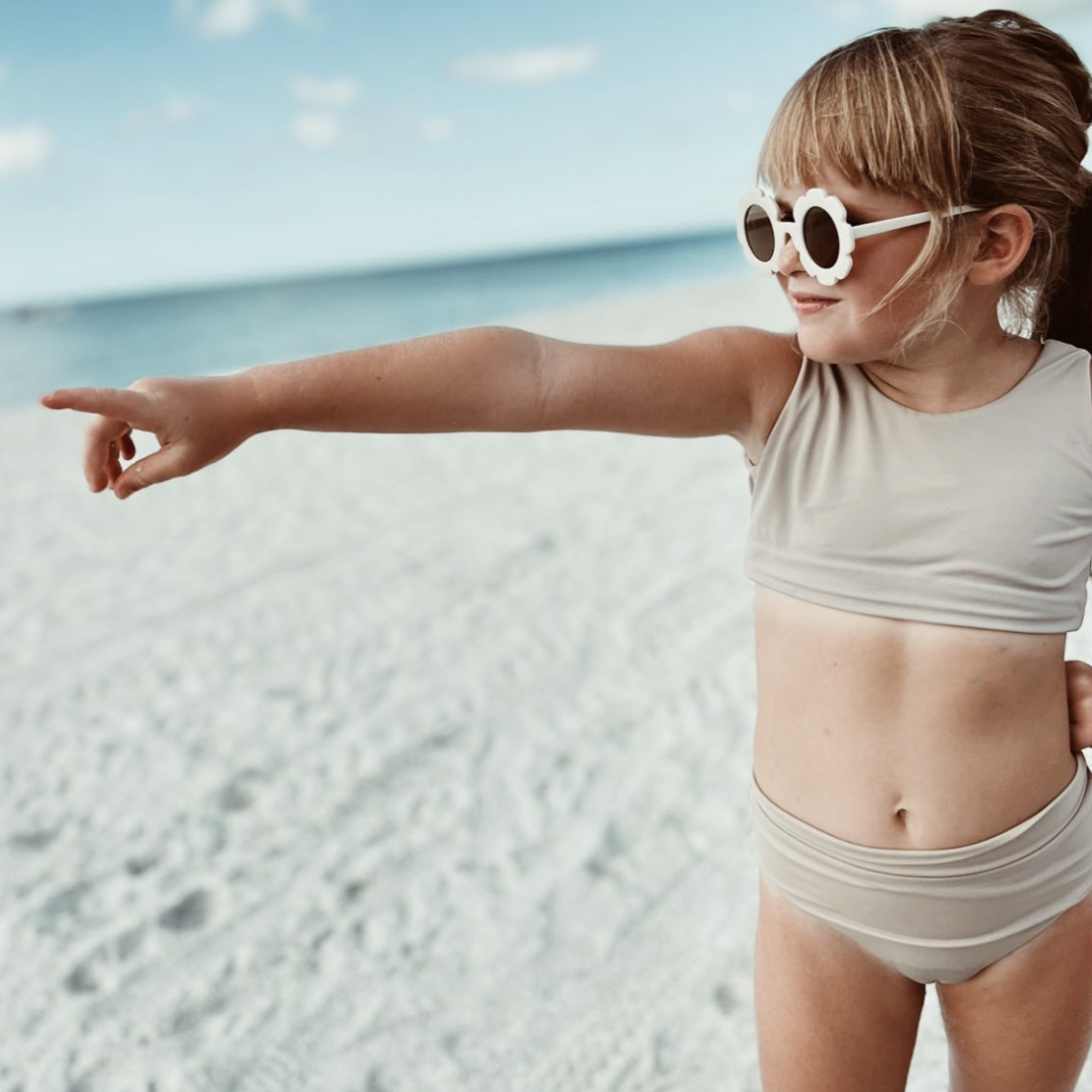 Ali+Oli - Sunglasses for Kids Flower (White)