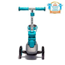 SVOLTA - Ace 2-in-1 Sit and Stand Convertible Scooter - Teal