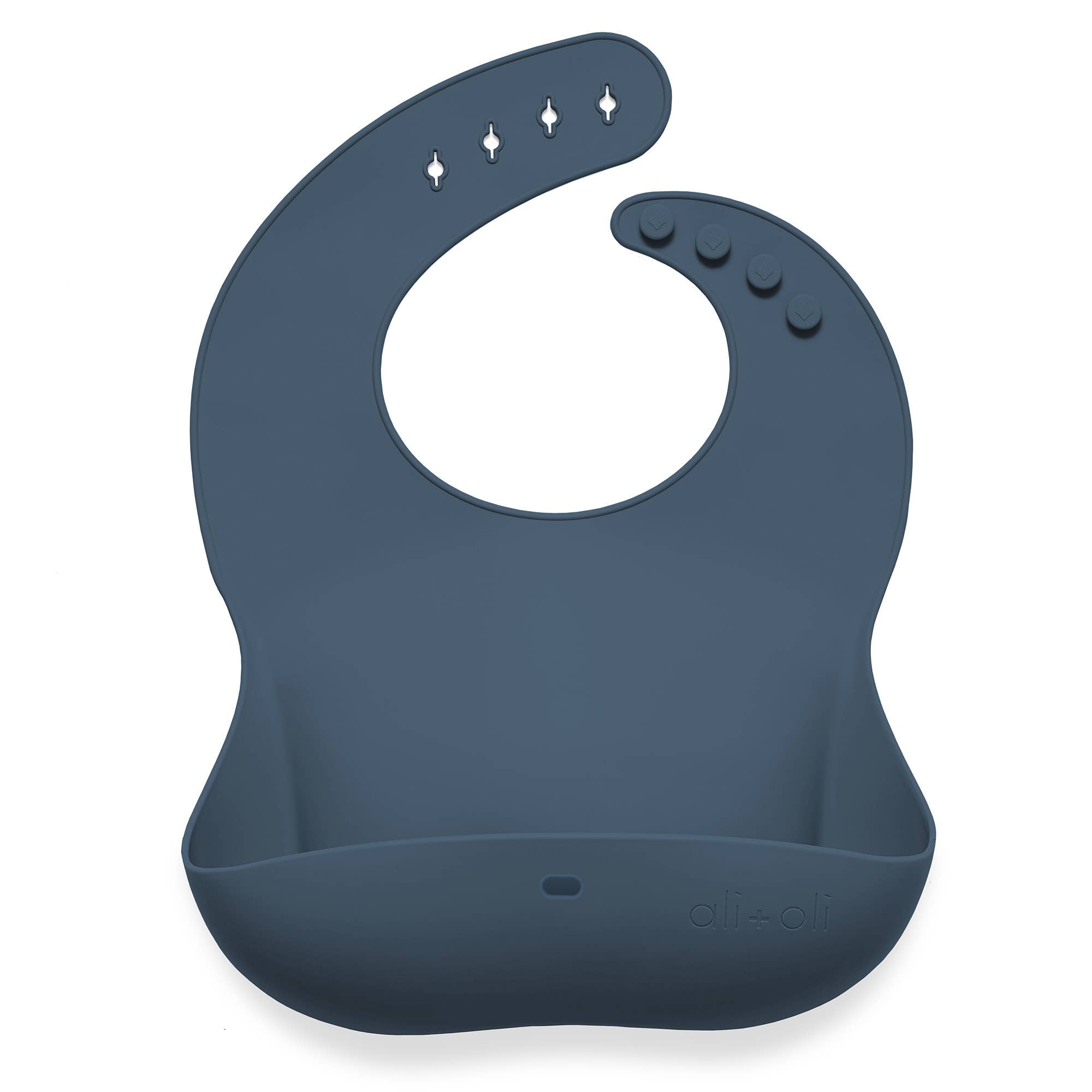 Ali+Oli - Silicone Baby Bib (Night)