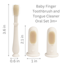 Ali+Oli - Baby Finger Toothbrush & Tongue Cleaner Oral Set