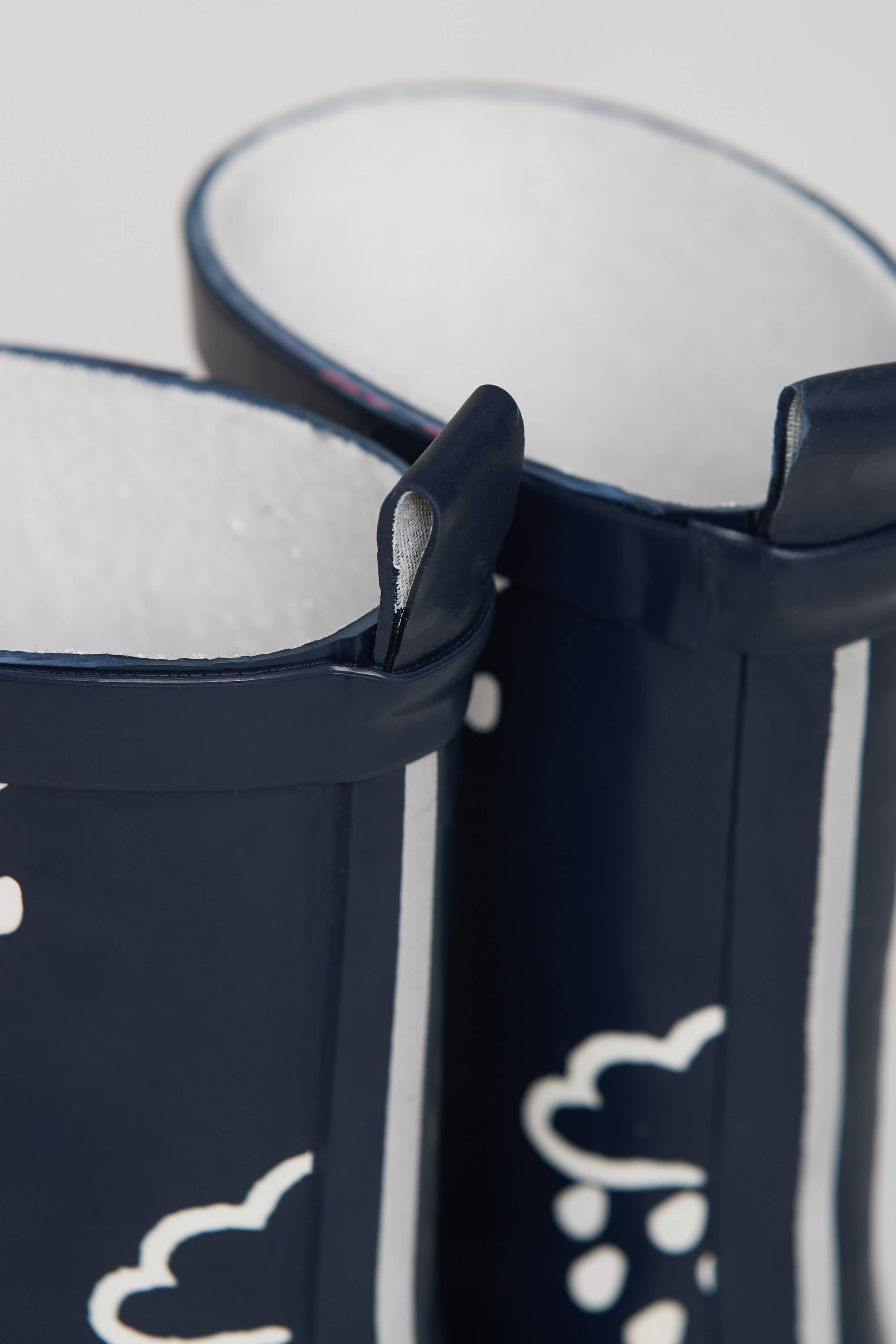 Grass & Air - Kids Navy Color-Revealing Rainboots