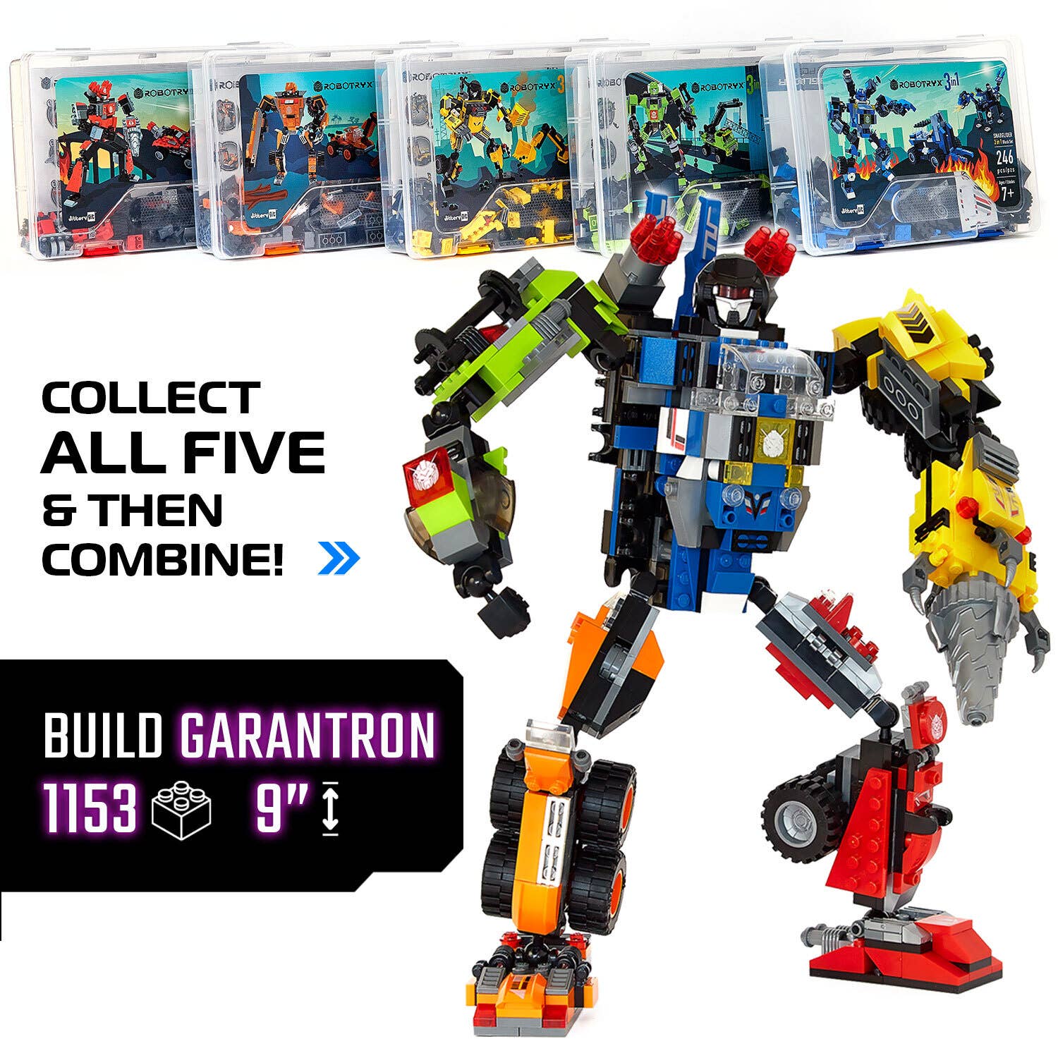 JitteryGit - Build Your Robot Kit (238 Pc) Robotryx Zakarpian