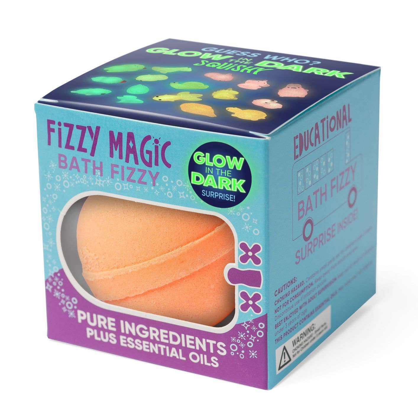 Purposeful Bliss - Fizzy Magic - Bath Bombs with GLOW IN THE DARK surprises, Display
