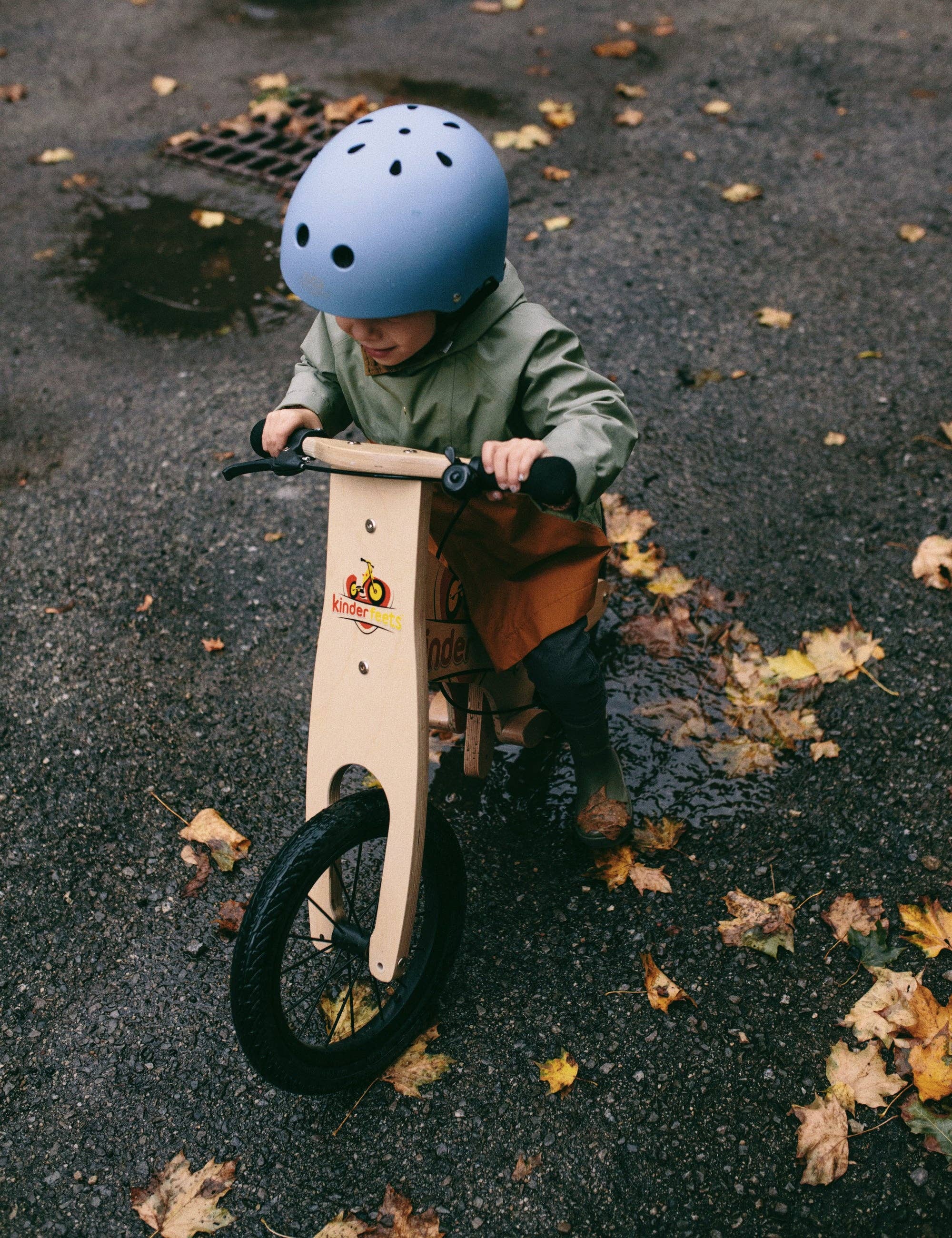 kinderfeets - Toddler Bike Helmet Matte Slate Blue