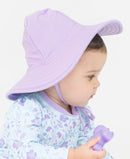 RuffleButts + RuggedButts - Girls Lavender Swim Hat