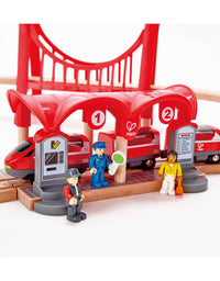 Hape Toys - Busy City Rail Set