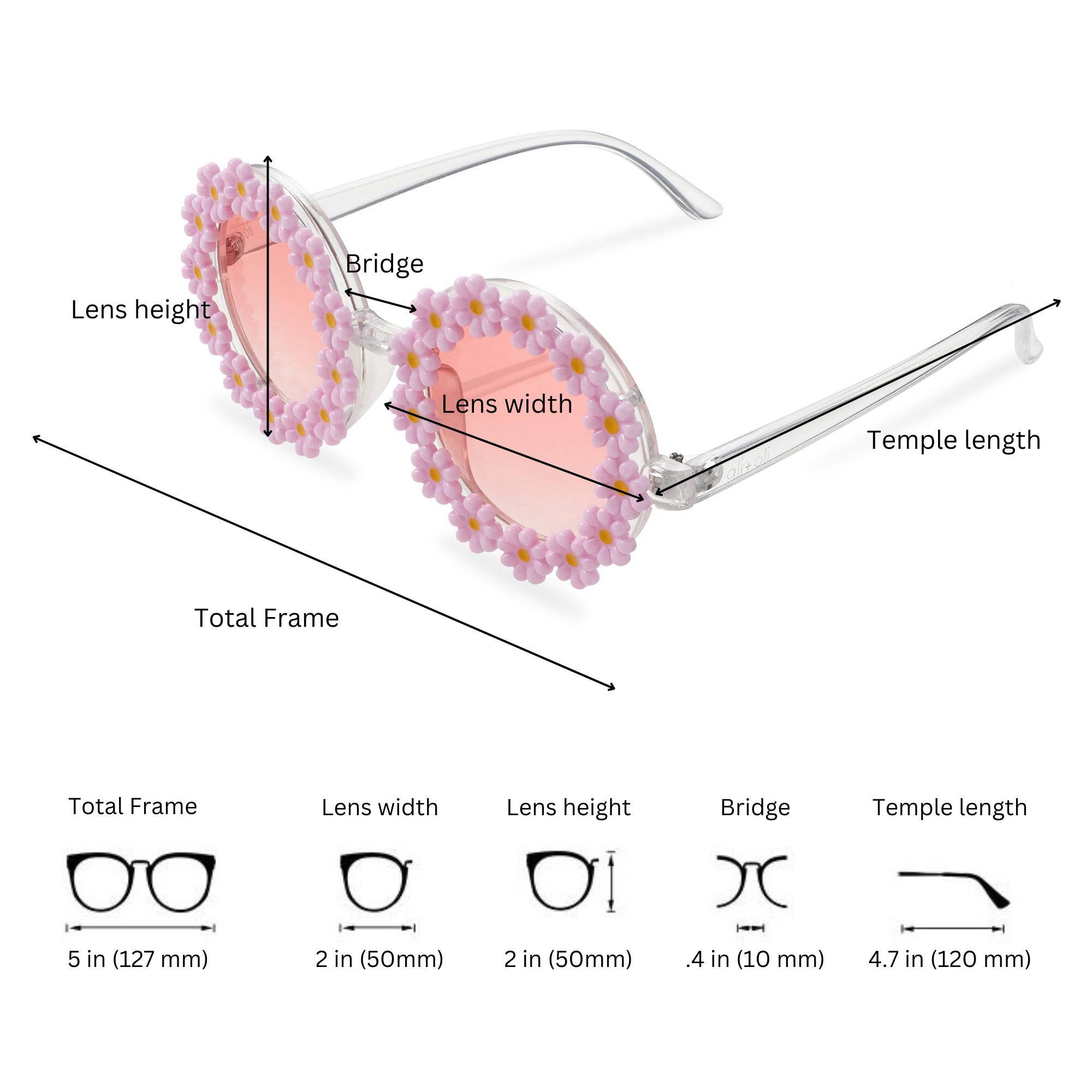 Ali+Oli - Sunglasses for Kids (Daisy Pink)