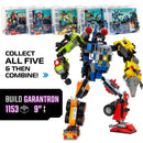 JitteryGit - Robot-Car-Animal 3 in 1 Toy Kit (235 Pc) Robotryx Grindburst