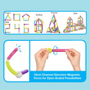 PicassoTiles - 100 Piece Magnetic Stick Stacking Construction