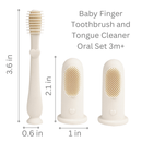 Ali+Oli - Baby Finger Toothbrush & Tongue Cleaner Oral Set - Little Stars Toy Store & PlayhouseAli+Oli