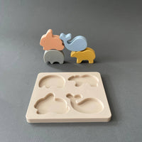 Ali+Oli - Baby Soft Silicone Mini-Animal Puzzle - Little Stars Toy Store & PlayhouseAli+Oli
