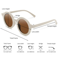 Ali+Oli - Kids Sunglasses Round (Vanilla) - Little Stars Toy Store & PlayhouseAli+Oli