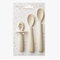 Ali+Oli - Multi Stage Spoon Set (3-pc) - Little Stars Toy Store & PlayhouseLittle Stars Toy Store & Playhouse