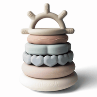Ali+Oli - Soft Silicone Stacking Ring Tower (6-pc) Sun - Little Stars Toy Store & PlayhouseAli+Oli
