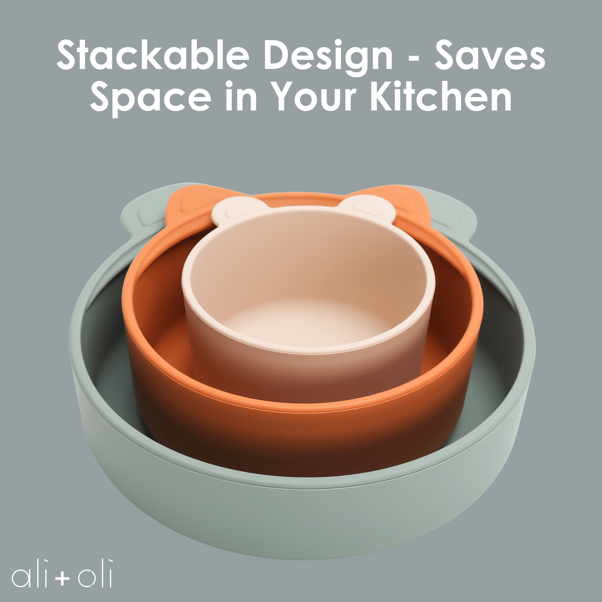 Ali+Oli - Stackable Snack Bowl Set - Little Stars Toy Store & PlayhouseAli+Oli