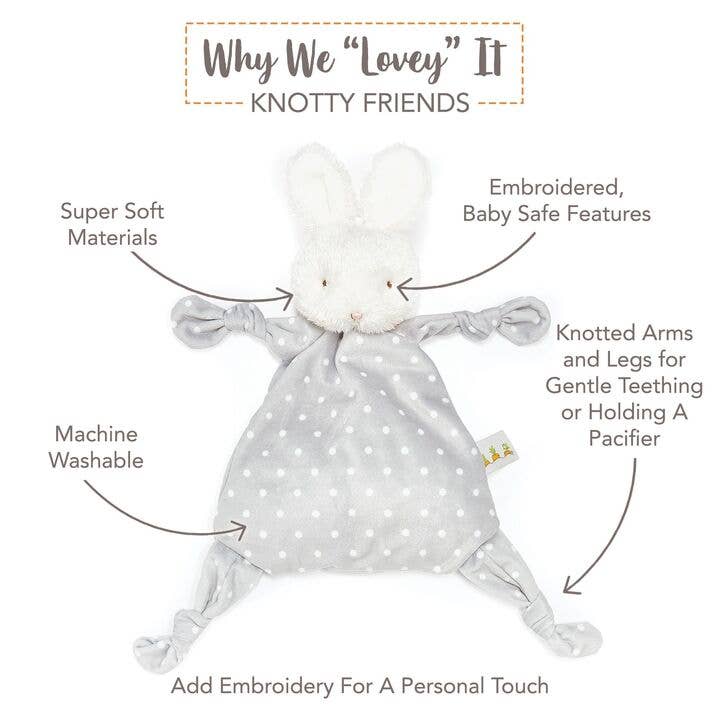 Bunnies By the Bay - Bloom Bunny Knotty Friend - Little Stars Toy Store & PlayhouseBunnies By the Bay