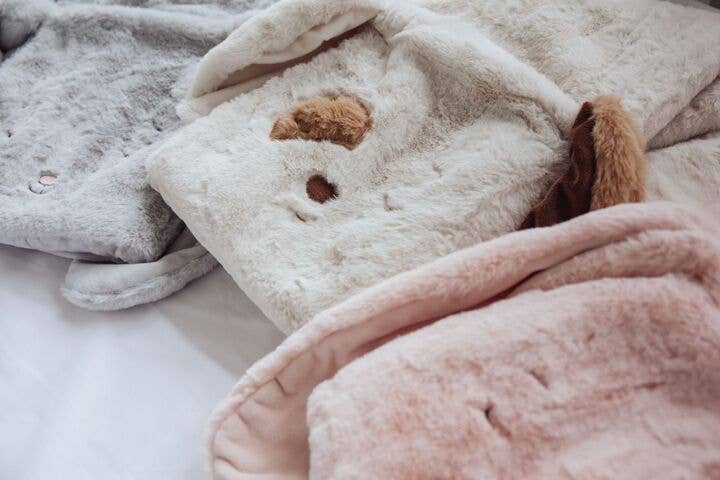 Bunnies By the Bay - Skipit Puppy Tuck Me In Fur Blanket - Little Stars Toy Store & PlayhouseBunnies By the Bay