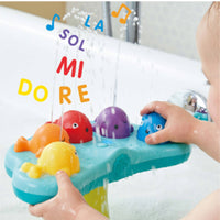 Hape Toys - Hape Musical Whale Fountain - Bath Toy for Babies 18+ Months