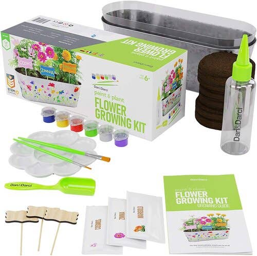 Dan&Darci - Paint and Plant Flower Growing Kit