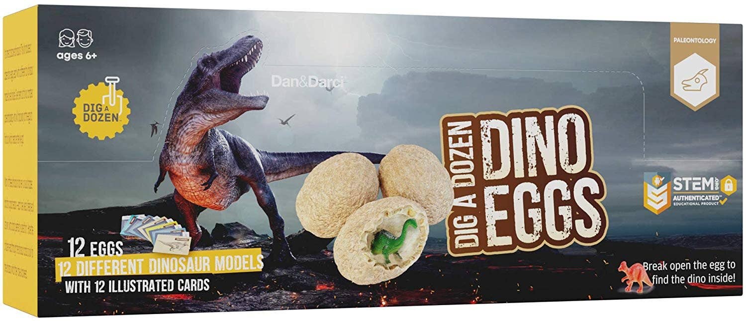 Dan&Darci - Dig a Dozen Dino Eggs Kit - Little Stars Toy Store & PlayhouseDan&Darci