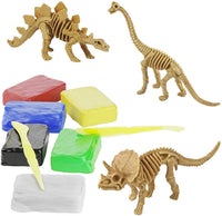 Dan&Darci - Dino Clay Models with Modeling Clay - Little Stars Toy Store & PlayhouseDan&Darci