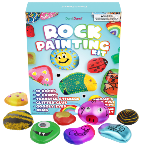 Dan&Darci - Rock Painting Kit - Little Stars Toy Store & PlayhouseDan&Darci