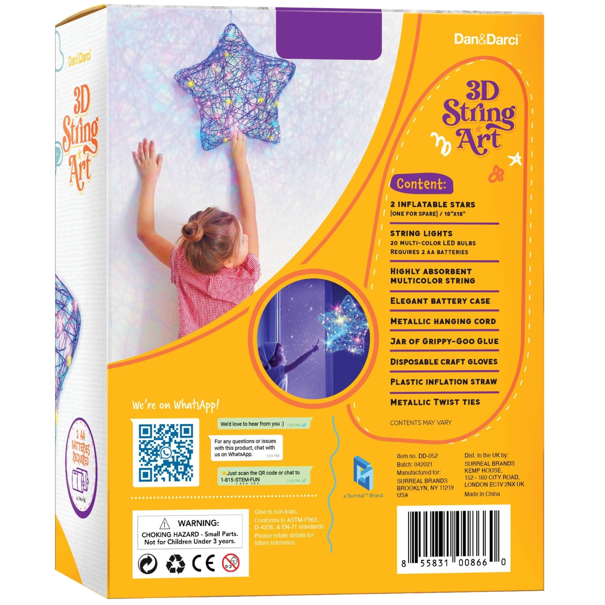 Dan&Darci - Star 3D String Art Kit - Little Stars Toy Store & PlayhouseDan&Darci