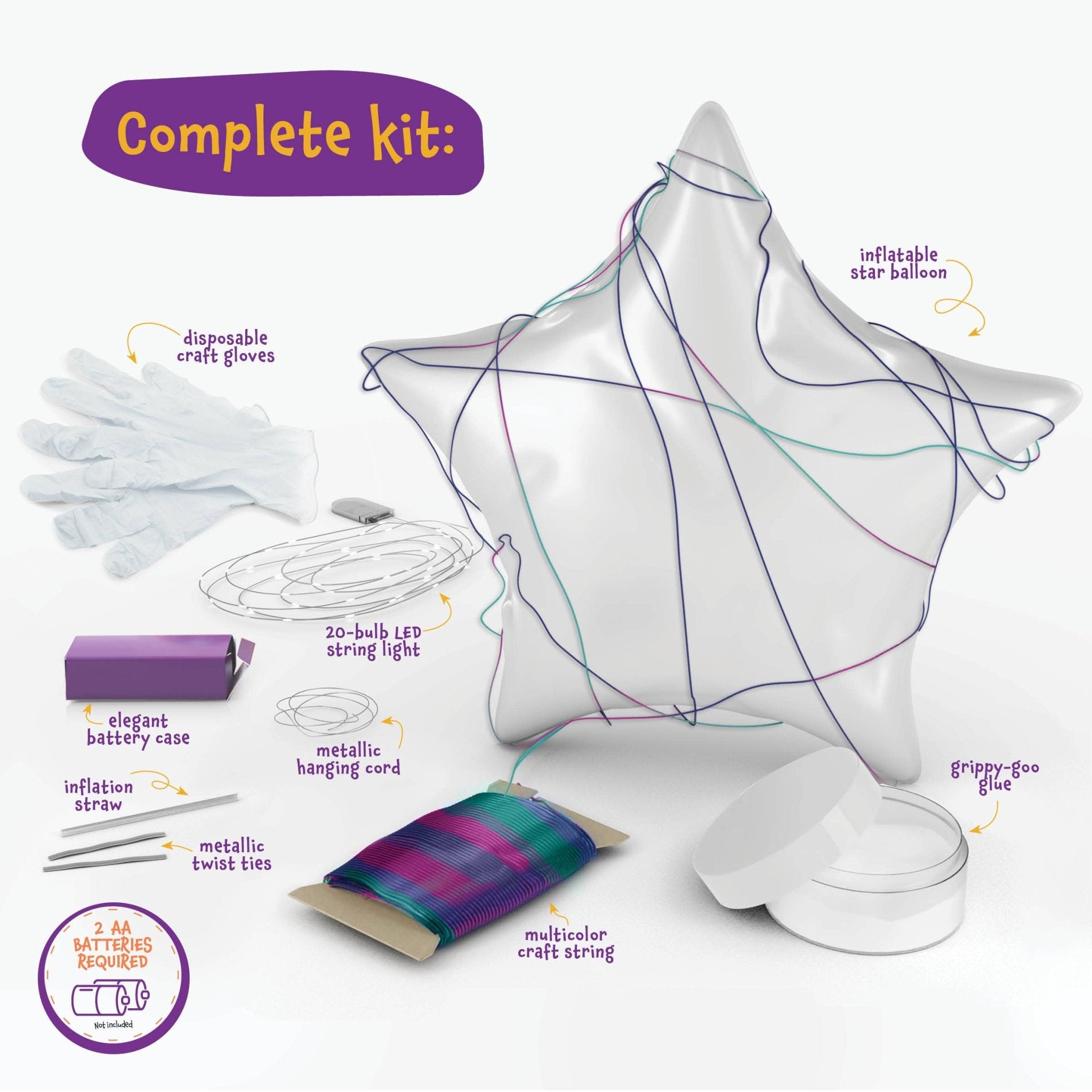 Dan&Darci - Star 3D String Art Kit