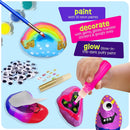Dan&Darci - Kids Rock Painting Kit - Glow in The Dark - Arts & Crafts
