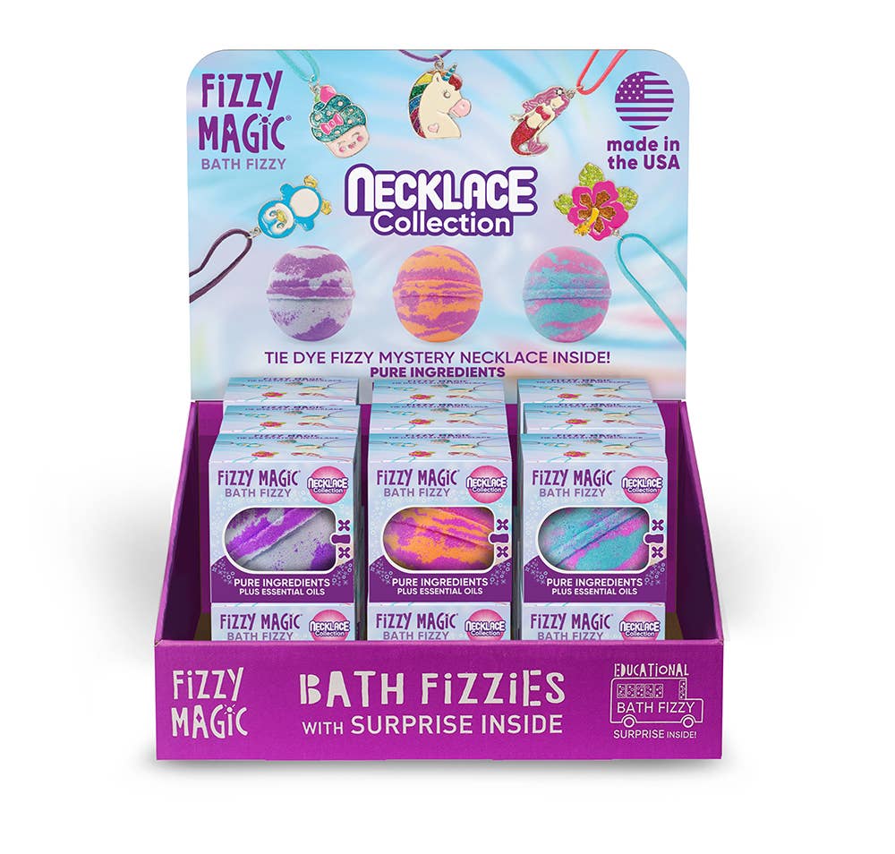 Purposeful Bliss - Fizzy Magic - Bath Bombs, Tie Dye Mystery Necklace Surprise
