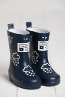 Grass & Air - Kids Navy Color-Revealing Rainboots - Little Stars Toy Store & PlayhouseGrass & Air