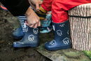 Grass & Air - Kids Navy Color-Revealing Rainboots - Little Stars Toy Store & PlayhouseGrass & Air