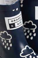 Grass & Air - Kids Navy Color-Revealing Rainboots - Little Stars Toy Store & PlayhouseGrass & Air