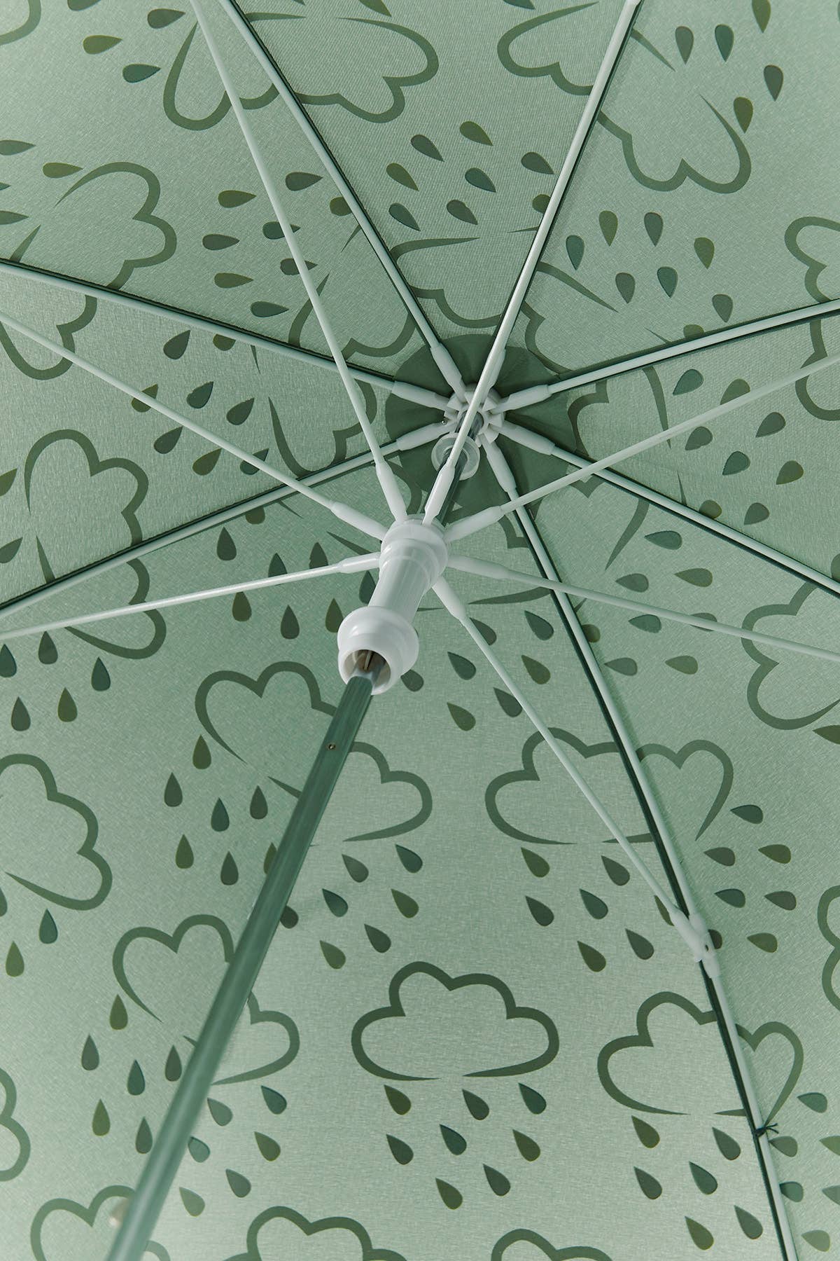 Grass & Air - Little Kids Colour-Revealing Umbrella in Khaki Green - Little Stars Toy Store & PlayhouseGrass & Air