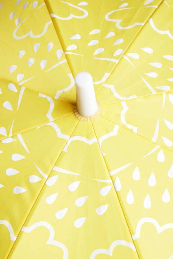 Grass & Air - Little Kids Colour-Revealing Umbrella in Yellow - Little Stars Toy Store & PlayhouseGrass & Air