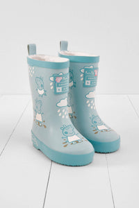 Grass & Air - Peppa Pig George Blue Colour-Changing Kids Wellies - Little Stars Toy Store & PlayhouseGrass & Air