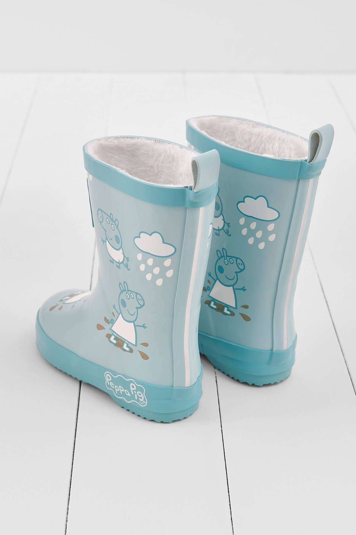 Grass & Air - Peppa Pig George Blue Colour-Changing Kids Wellies - Little Stars Toy Store & PlayhouseGrass & Air