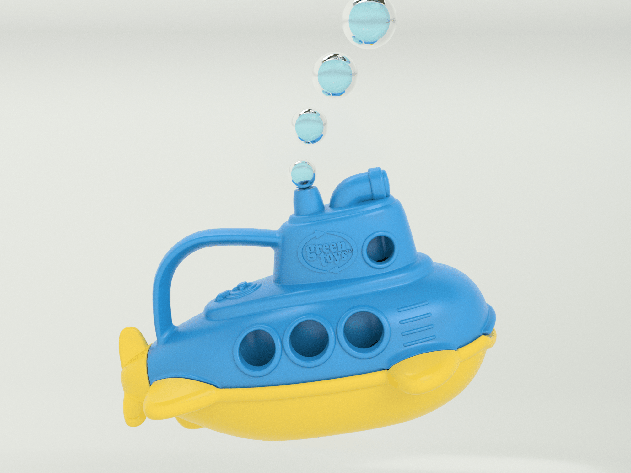 Green Toys - Bubbling Submarine Bath Toy 2 Pack - Little Stars Toy Store & PlayhouseGreen Toys