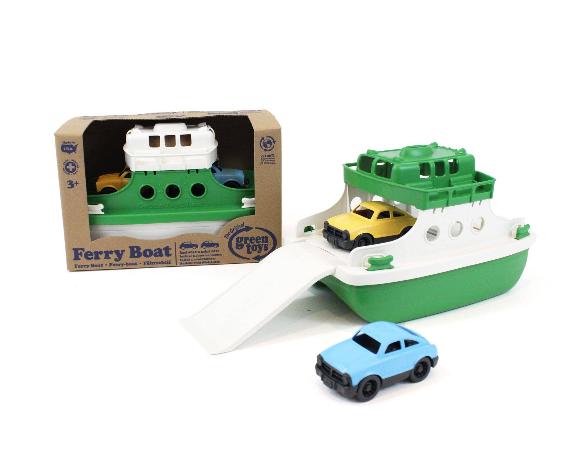 Green Toys - Ferry Boat - Green/White - Little Stars Toy Store & PlayhouseGreen Toys