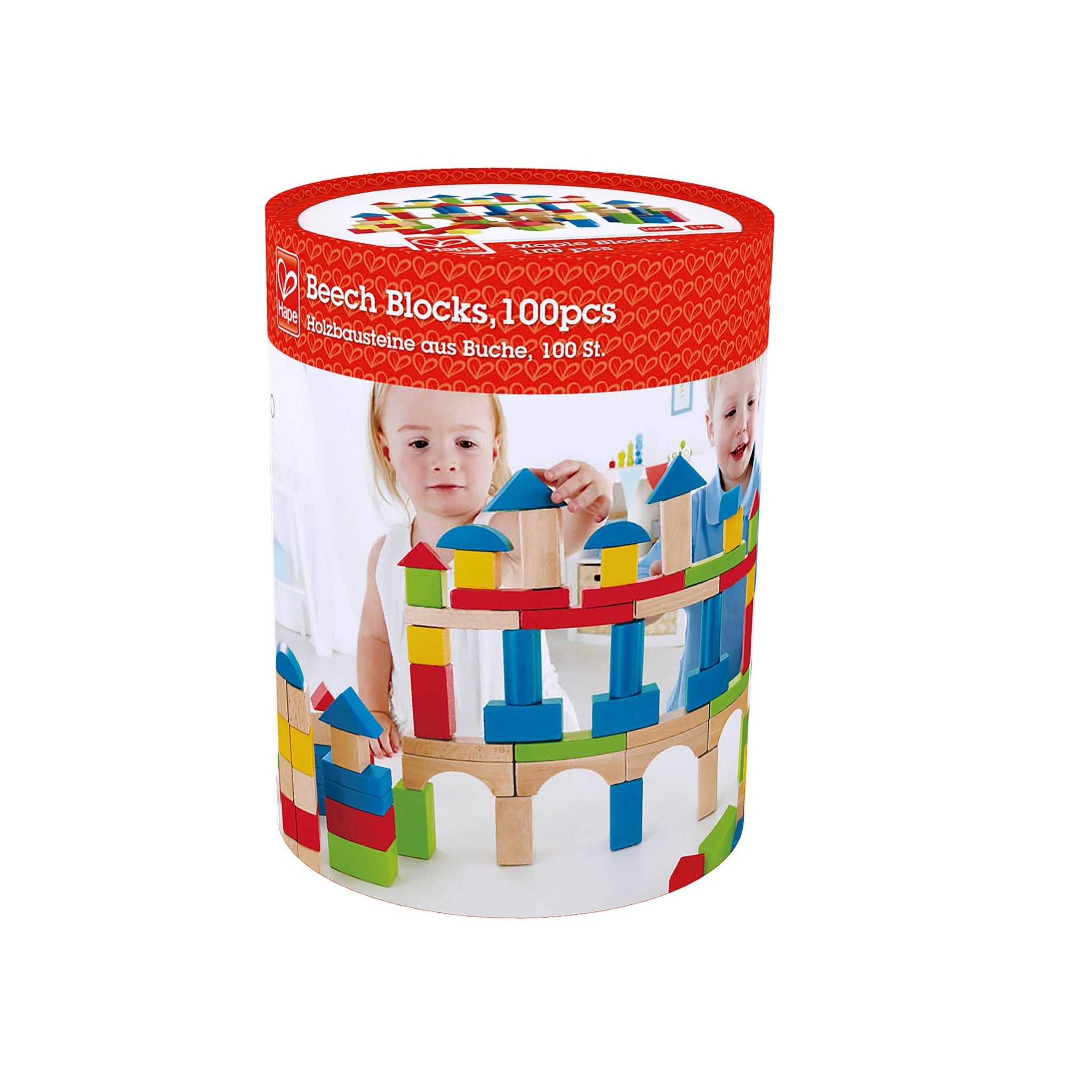 Hape Toys - Build Up & Away Blocks - 100 pcs - Little Stars Toy Store & PlayhouseHape Toys
