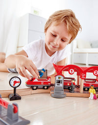 Hape Toys - Busy City Rail Set - Little Stars Toy Store & PlayhouseHape Toys
