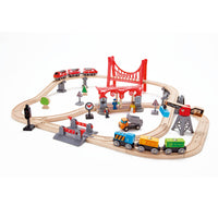 Hape Toys - Busy City Rail Set - Little Stars Toy Store & PlayhouseHape Toys