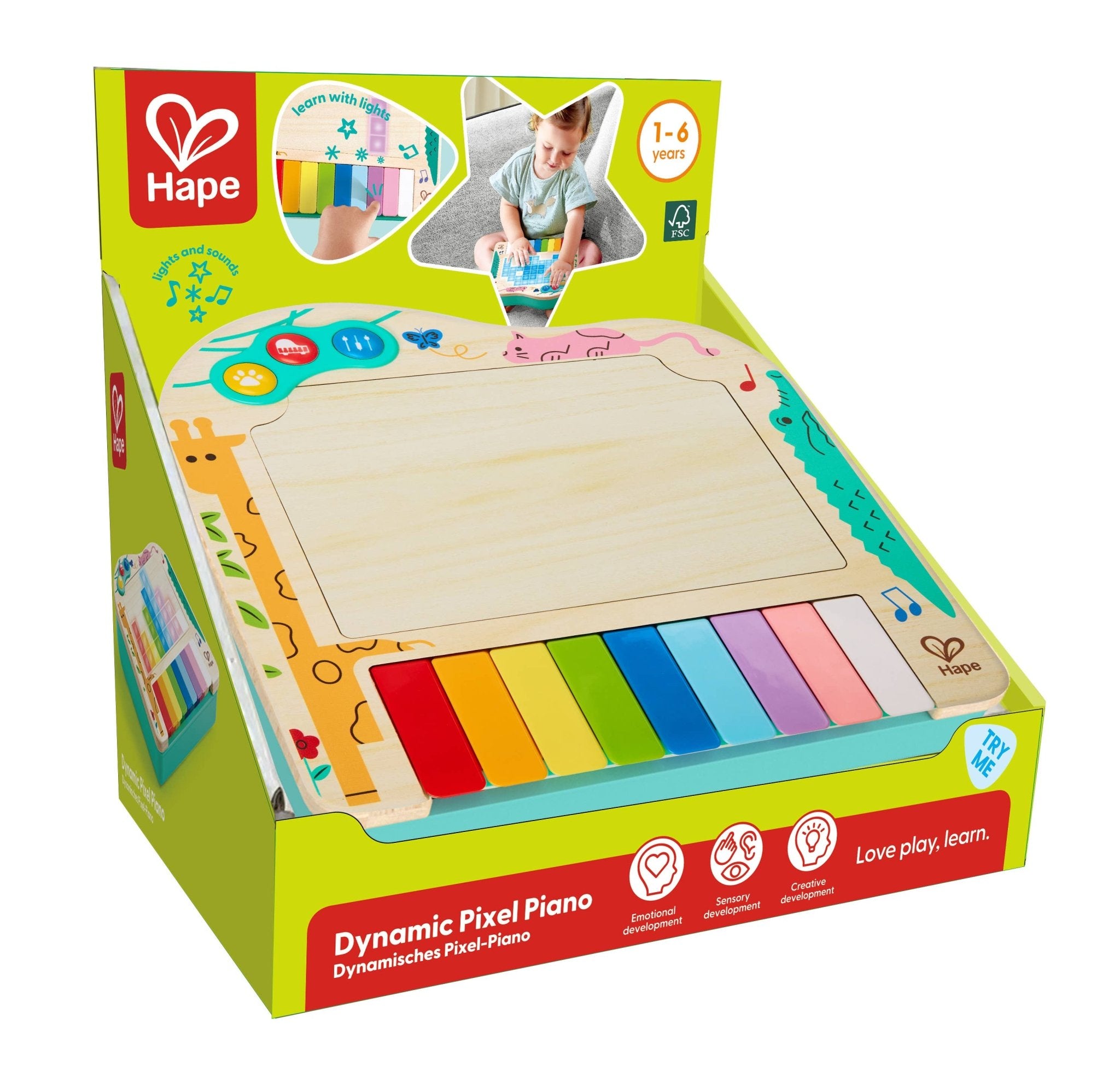 Hape Toys - Dynamic Pixel Piano - Little Stars Toy Store & PlayhouseHape Toys
