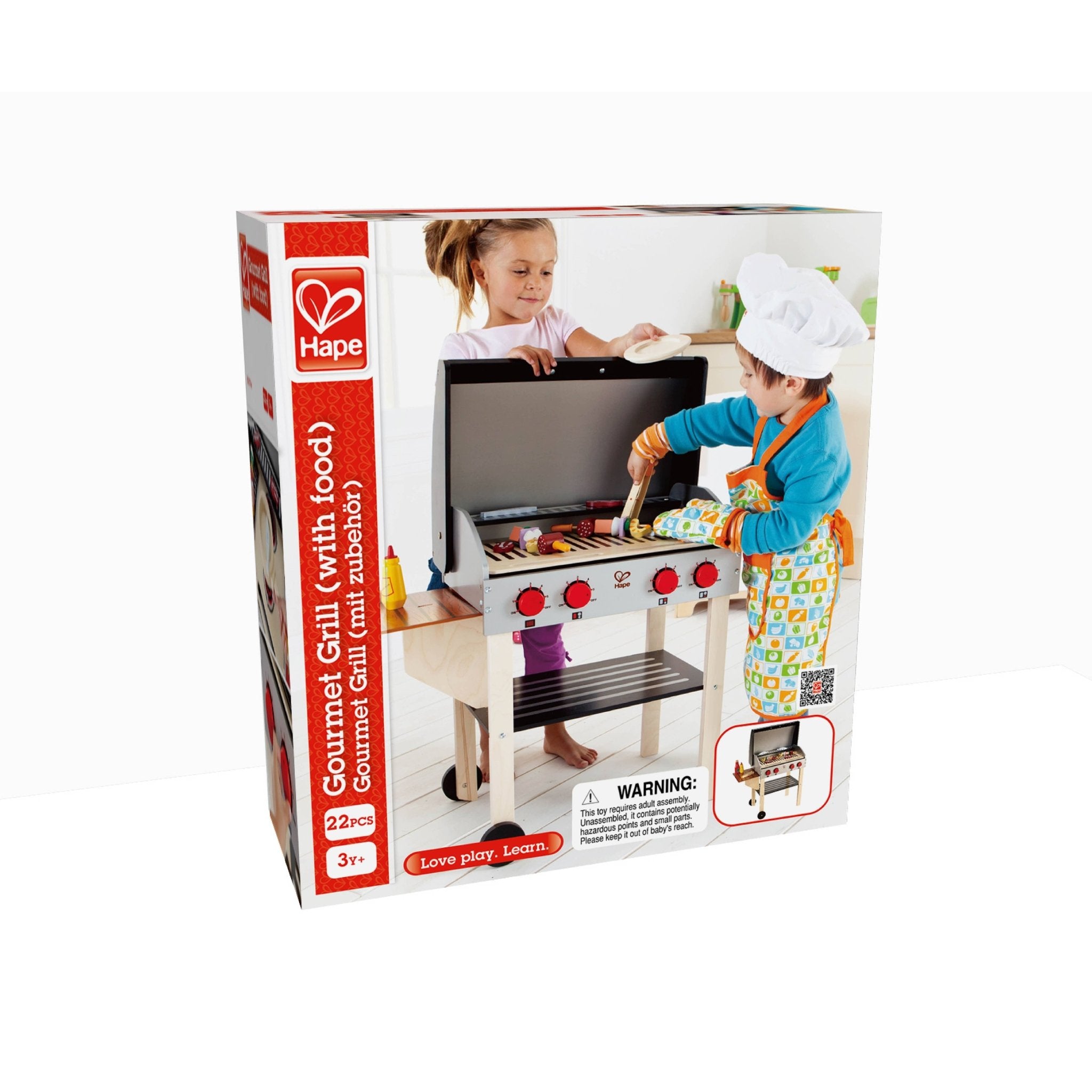 Hape Toys - Gourmet Grill With Food - Little Stars Toy Store & PlayhouseHape Toys