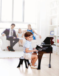 Hape Toys - Happy Grand Piano, Black - Little Stars Toy Store & PlayhouseHape Toys