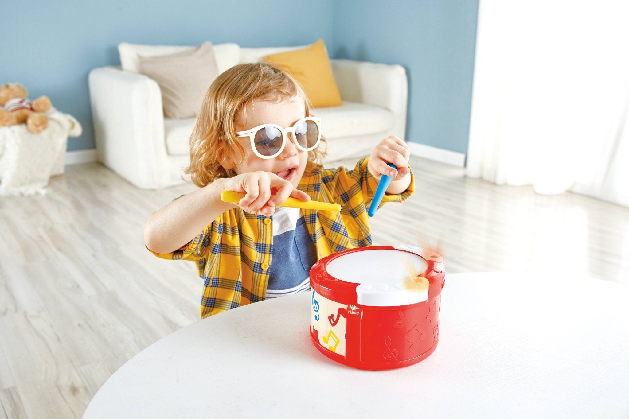 Hape Toys - Learn with Lights Drum - Little Stars Toy Store & PlayhouseHape Toys