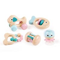 Hape multi-stage sensory gift set developmental baby toys for 0-12 months