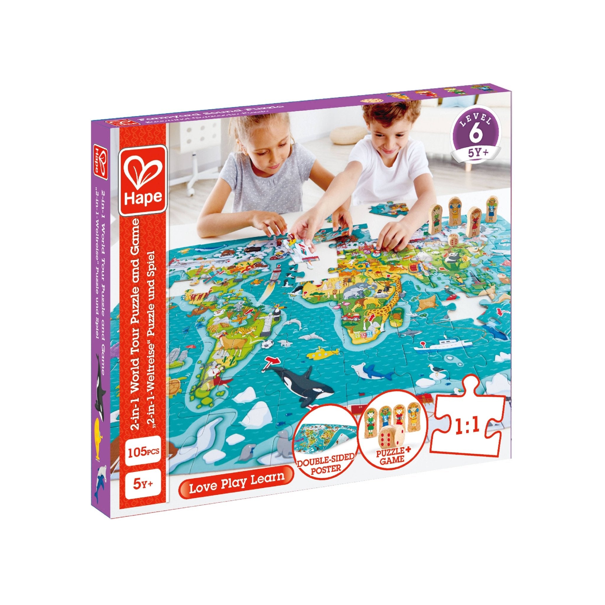 Hape Toys - World Observation Puzzle - Little Stars Toy Store & PlayhouseHape Toys