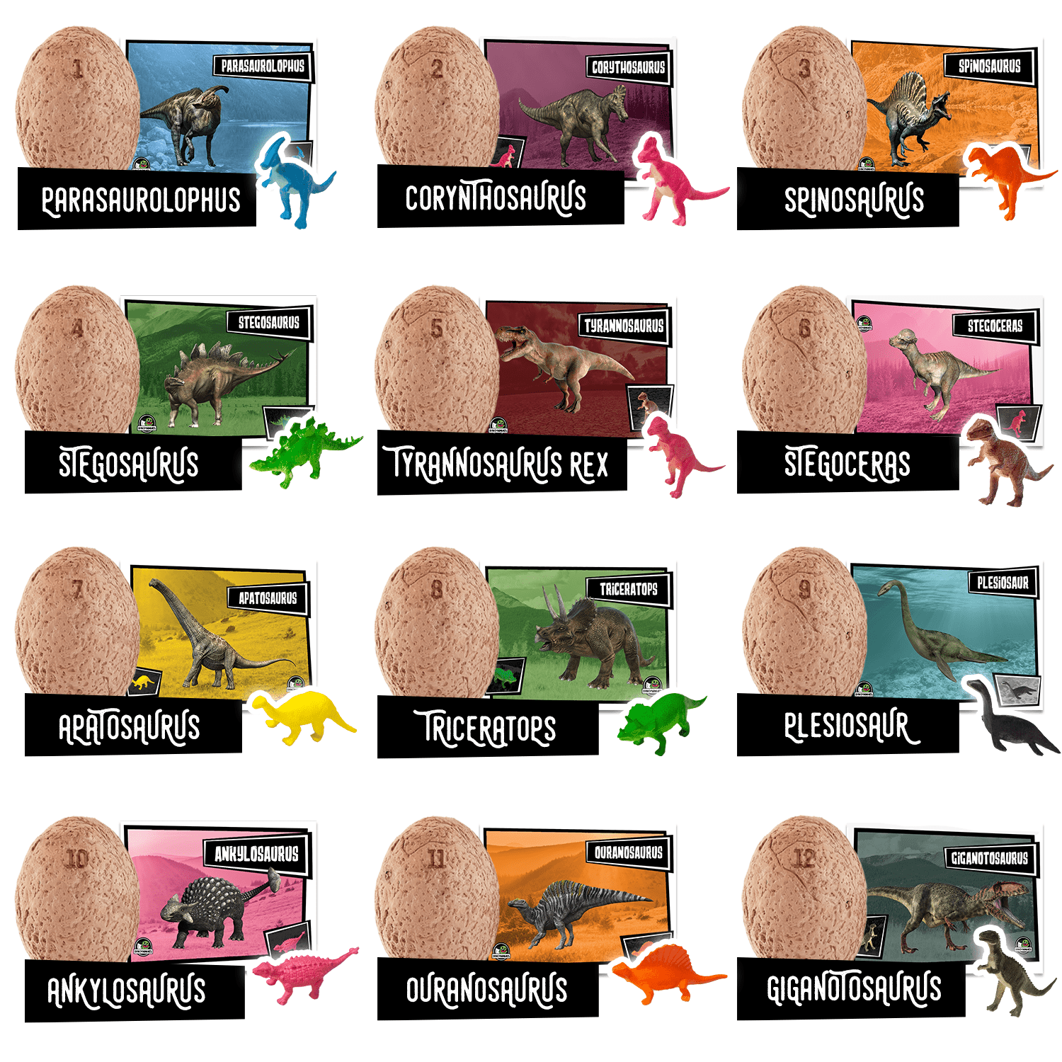 JitteryGit - 12 Dino Eggs STEM Dinosaur Toy For Kids - Little Stars Toy Store & PlayhouseJitteryGit